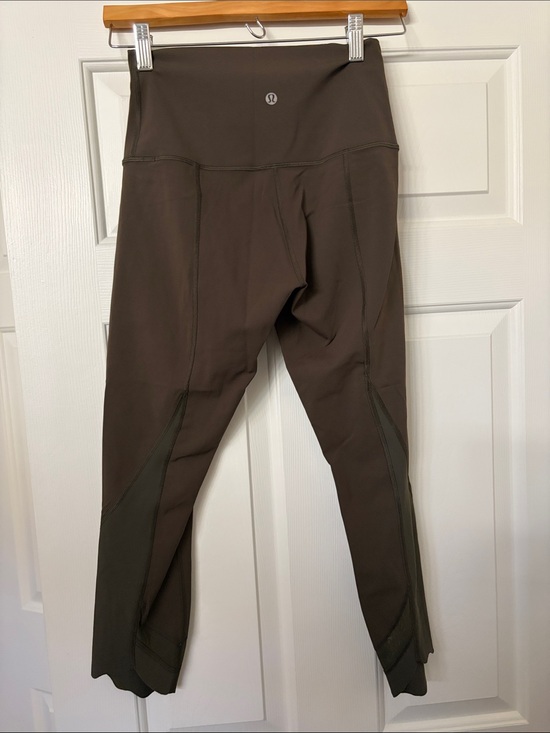 lululemon athletica Pants - lululemon athletica Brown High-Rise Cropped Leggings